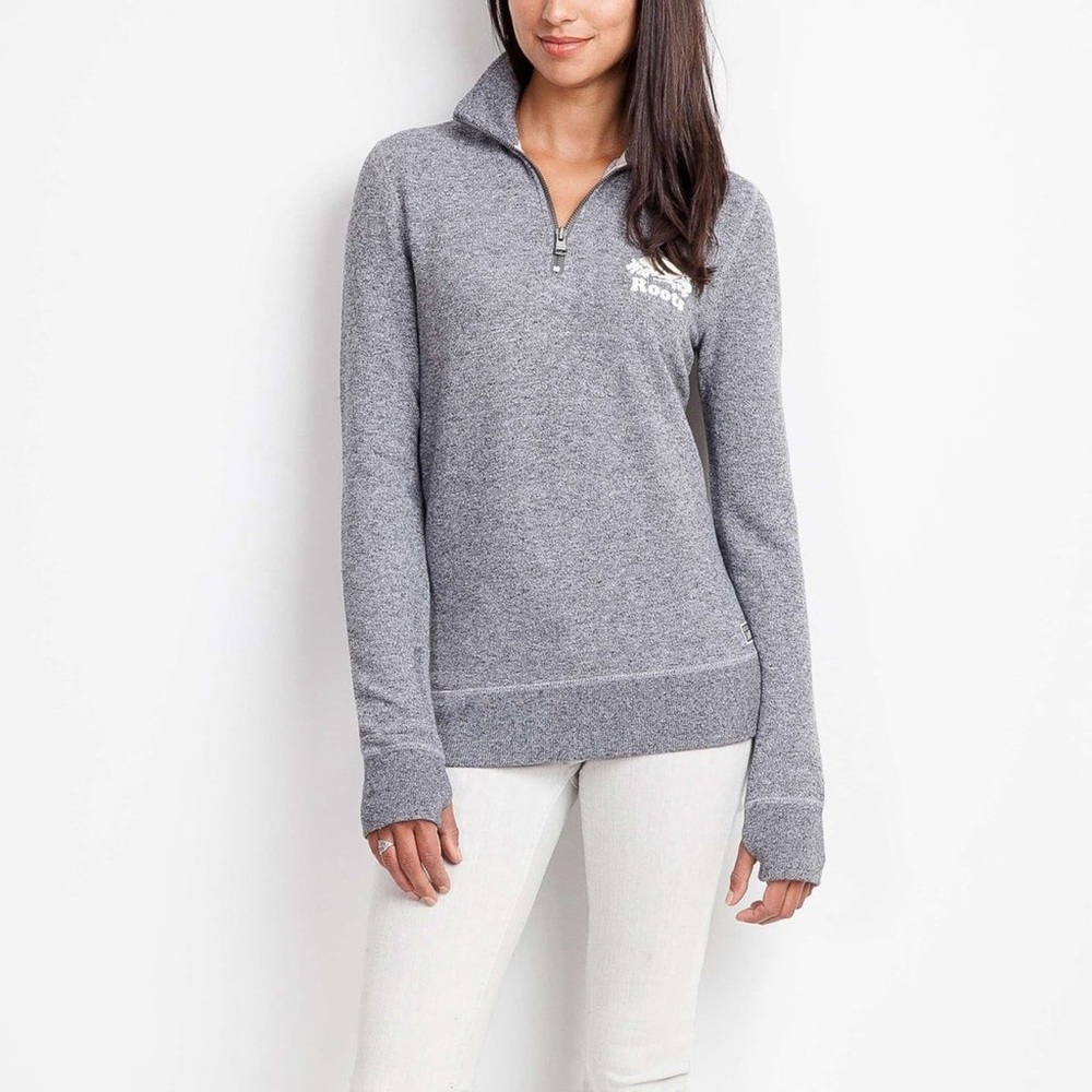 Roots quarter zip sweatshirt
